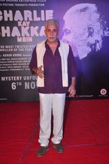 Naseeruddin Shah at Press Meet of  Charlie Ke Chakkar Mein