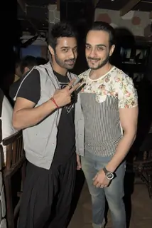 Angad Hasija and Giriraj Kabra at Rohit Verma's Birthday Bash