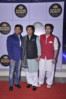 Shekhar and Adhyayan Suman at Anand Pandit's Diwali Bash