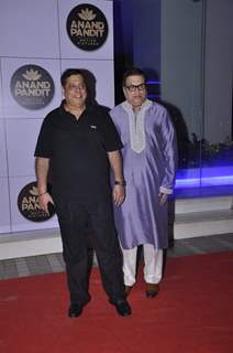 David Dhawan and Ramesh Taurani at Anand Pandit's Diwali Bash