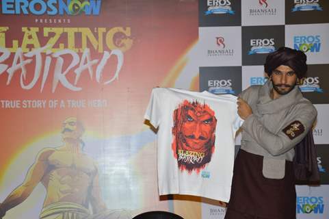 Ranveer Singh Launches Digital Graphic Series 'Blazing Bajirao'