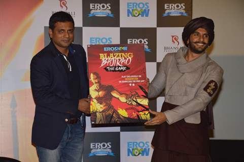 Ranveer Singh at Launch of Digital Graphic Series 'Blazing Bajirao'