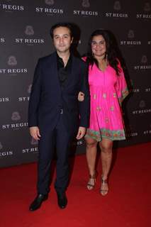 Divya Palat and Aditya Hitkari at St. Regis Opening Ceremony