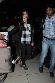 Shriya Saran Snapped at Airport