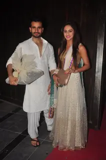 Karan Tacker and Krystelle Dsouza at Sushil Gupta's Diwali Bash
