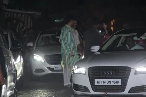 Abhishek Bachchan and Aishwarya Rai Bachchan at Akshay Kumar's Diwali Bash
