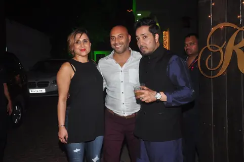 Mika Singh at Shilpa Shetty's Diwali Bash