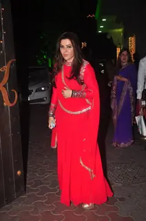Kehkashan Patel at Shilpa Shetty's Diwali Bash