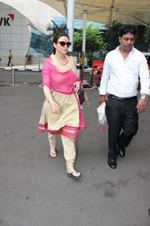 Preity Zinta Snapped at Airport