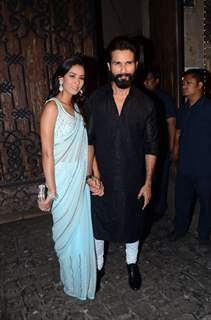 Shahid Kappoor and Mira Rajput Kapoor at Anil Kapoor's Diwali Bash