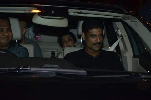 Sikander Kher and Kirron Kher at Big B's Diwali Bash