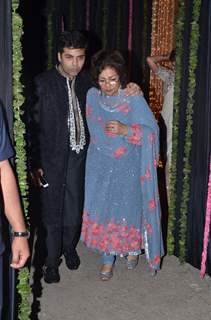 Karan Johar at Big B's Diwali Bash