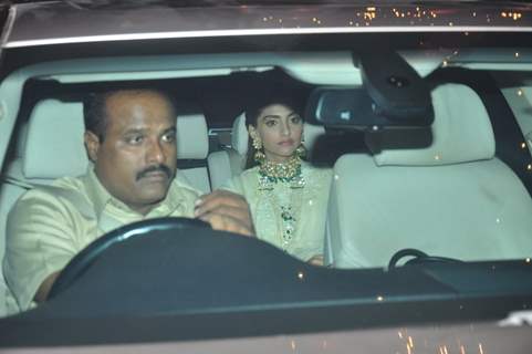 Sonam Kapoor at Big B's Diwali Bash