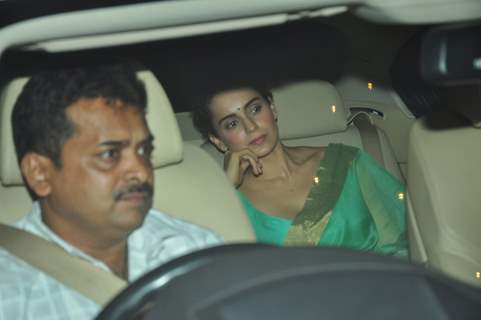 Kangana Ranaut at Big B's Diwali Bash