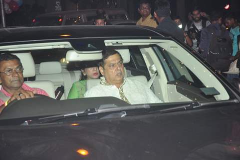 David Dhawan at Big B's Diwali Bash