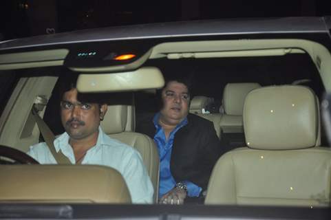 Sajid Khan at Big B's Diwali Bash