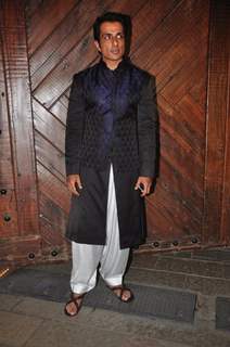 Sonu Sood at Big B's Diwali Bash