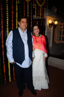 David Dhawan at Ekta Kapoor's Diwali Bash
