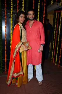 Karan Patel and Ankita at Ekta Kapoor's Diwali Bash