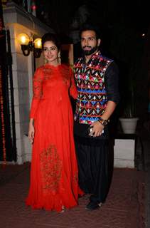 Rithvik Dhanjani and Asha Negi at Ekta Kapoor's Diwali Bash