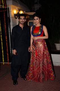 Mouni Roy and Ekta Kapoor'sArjun Bijlani at Ekta Kapoor's Diwali Bash Diwali Bash