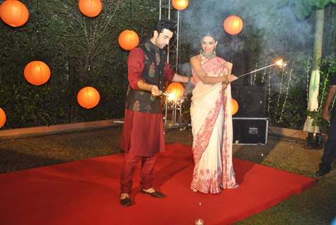 Ranbir Kapoor - Deepika Padukone Celebrates Diwali in Delhi