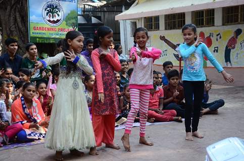 Kids perform during Diwali Celebrations