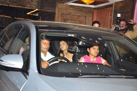 Aaradhya Snapped with Aishwarya Rai Bachchan at Birthday Bash