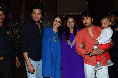 Riteish Deshmukh and Genelia Dsouza at Aaradhya Bachchan's Birthday Bash