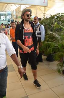 Ranveer Singh Snapped at Airport