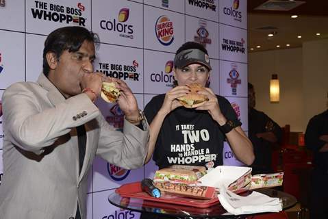Neha Dhupia at Burger King Event at Andheri