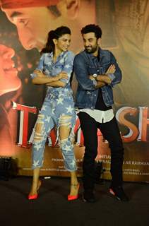 Deepika and Ranbir shaking a leg at Launch of 'Tamasha Chemistry Meter'