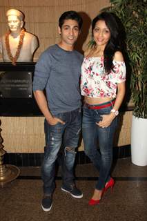 Ruslaan Mumtaz with wife Nirali Mehta at Premiere of Play 'Double Trouble'