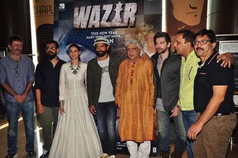 Celebs at Trailer Launch of 'Wazir'