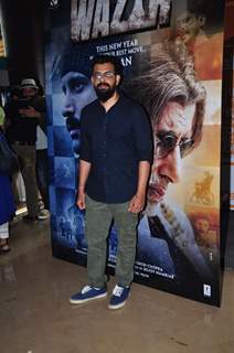 Bejoy Nambiar atTrailer Launch of 'Wazir'