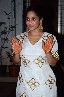 Masaba Gupta at her Mehendi Ceremony