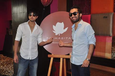 Priyank Sharma and Siddhanth Kapoor at Launch of Padmini Kolhapure's New Collection 'Padmasita'