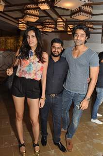 Hanif Hilal and Sonalli Sehgall at Launch of AKA Restaurant