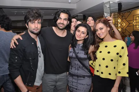 Raqesh Vashishth, Karan V Grover, Riddhi Dogra and Sanaa Khan at Launch of AKA Restaurant