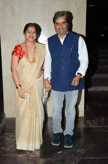Vishal and Rekha Bhardwaj at Masaba Gupta's Wedding Reception