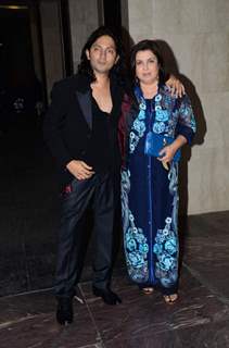 Farah Khan and Shirish Kunder at Masaba Gupta's Wedding Reception