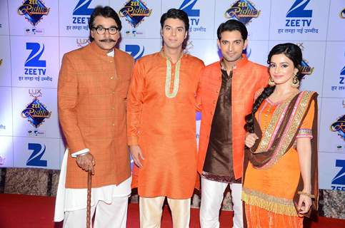 Ankita Sharma and Sid Makkar at Zee Rishtey Awards 2015