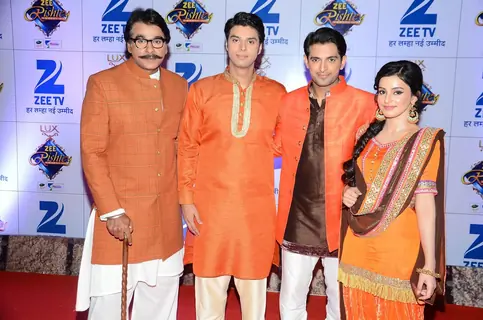 Ankita Sharma and Sid Makkar at Zee Rishtey Awards 2015