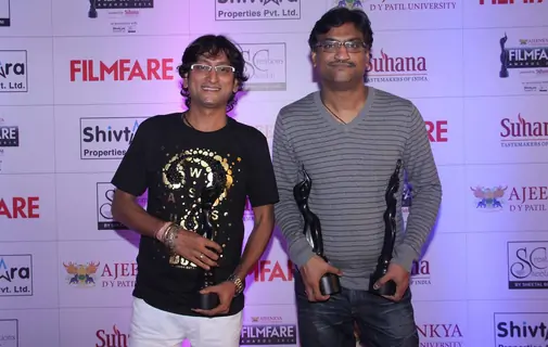Ajay Atul at Filmfare Awards - Marathi 2015