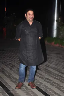 Suresh Menon at Sajid Khan's Birthday Bash