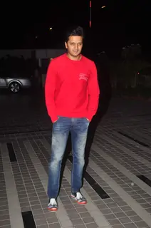 Riteish Deshmukh at Sajid Khan's Birthday Bash