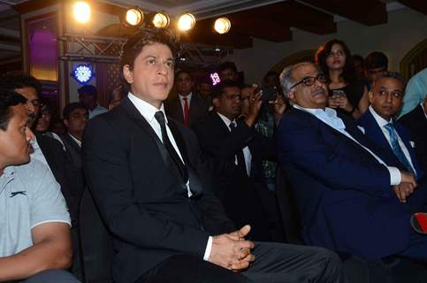 King Khan and Boney Kapoor at Launch of Yes Bank Book 'Coffee Table'