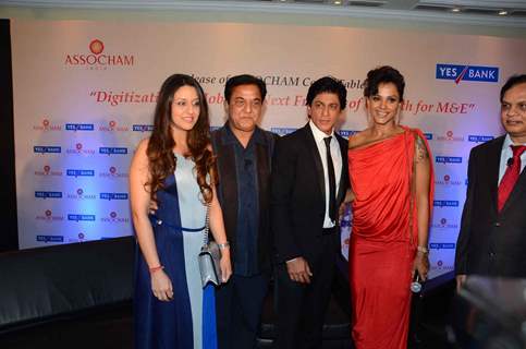 King Khan with Shaia NC at Launch of Yes Bank Book 'Coffee Table'