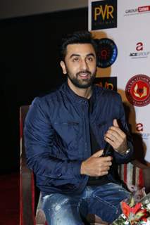 Ranbir Kapoor at Promotions of Tamasha in Delhi