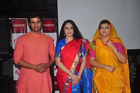 Juhi, Sachin and Gracy at Launch of &TV 's New Show 'Santoshi Maa'
